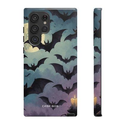 Glowing Bat Swarm Samsung S22 Ultra Case - Tough