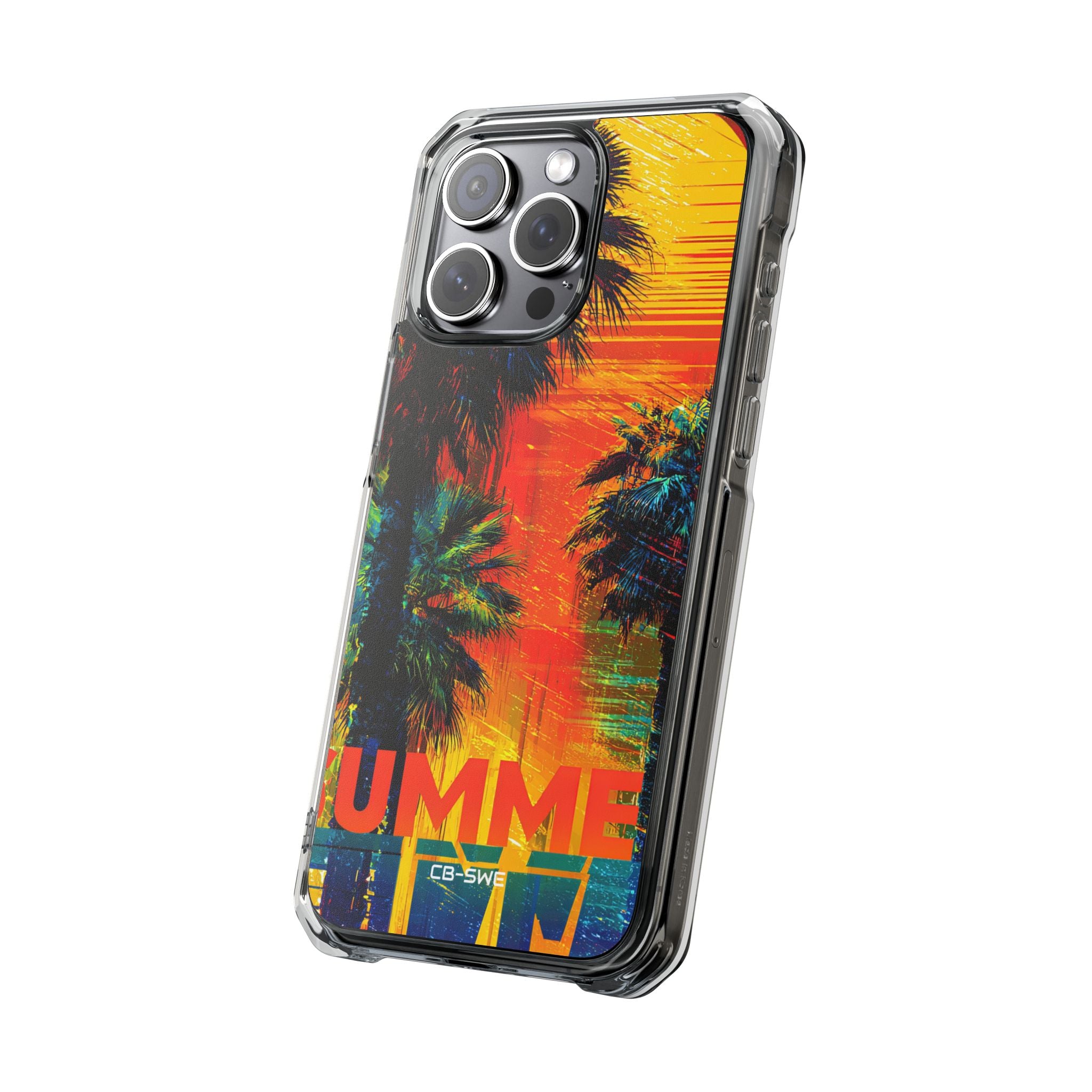 Summer Sunset Palms iPhone Case - Impact