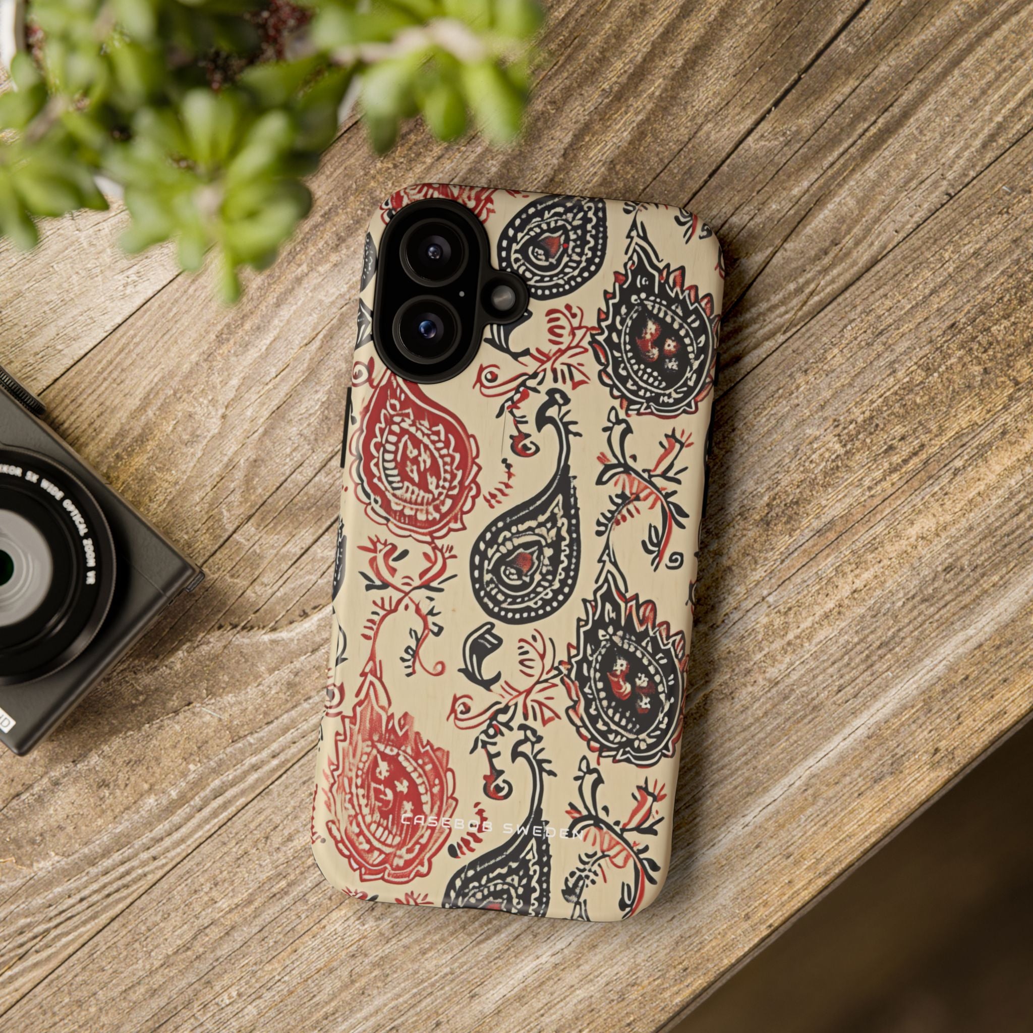 Vintage Paisley Elegance iPhone 16 - Tough Phone Case