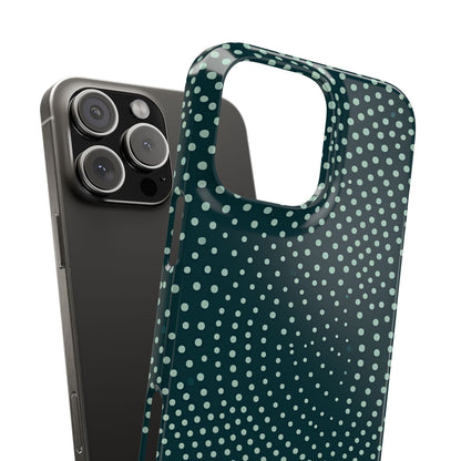 Teal Rippleflow iPhone 16 - Slim Phone Case