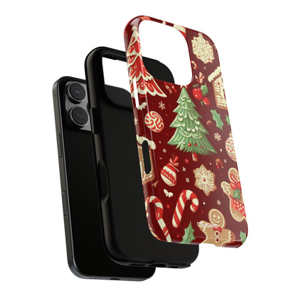 Gingerbread Smiles Shine - iPhone Case