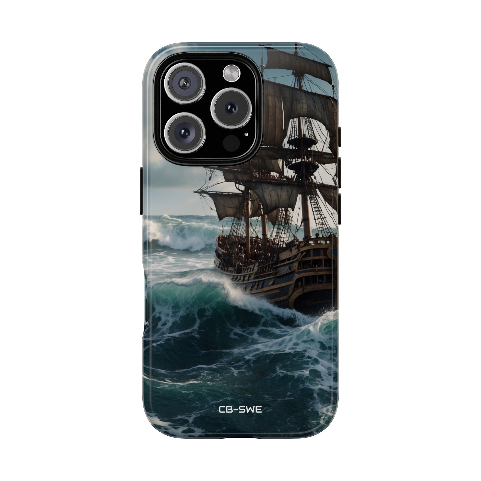 Ship Faces Waves - iPhone Case