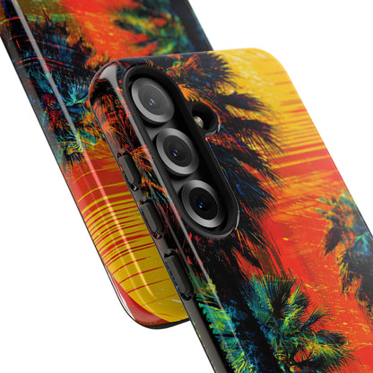 Tropical Sunburst Samsung S25 Plus Case - Tough
