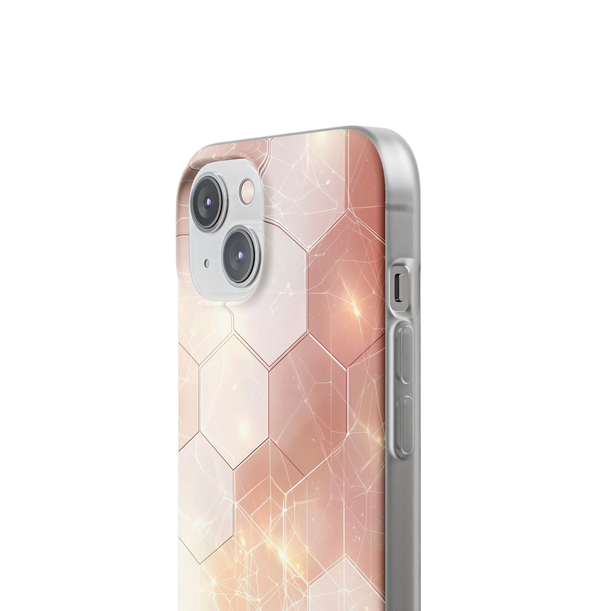 Honeycomb Glow iPhone 14 Case - Soft