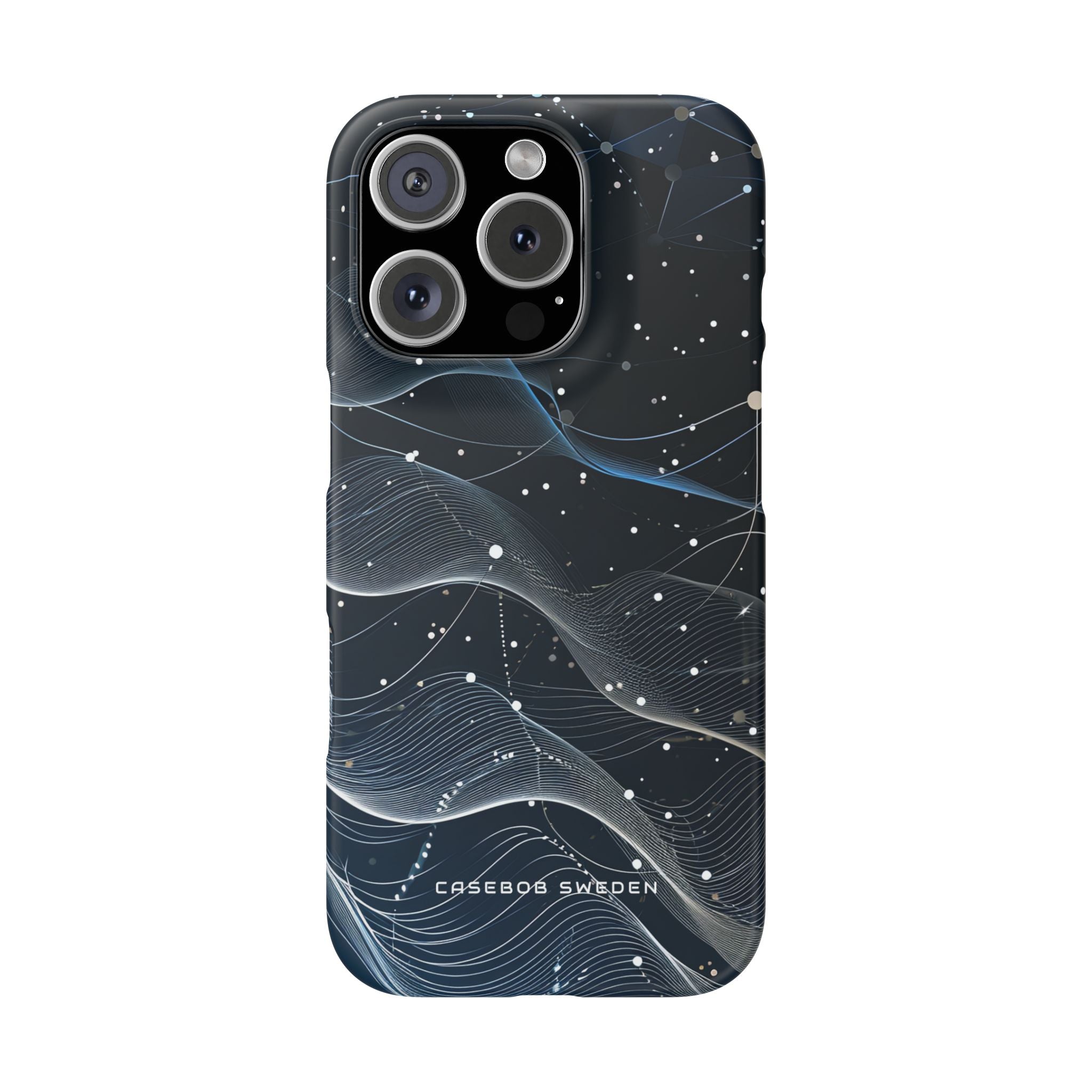 Gradient Neural Waves iPhone 16 - Slim Phone Case