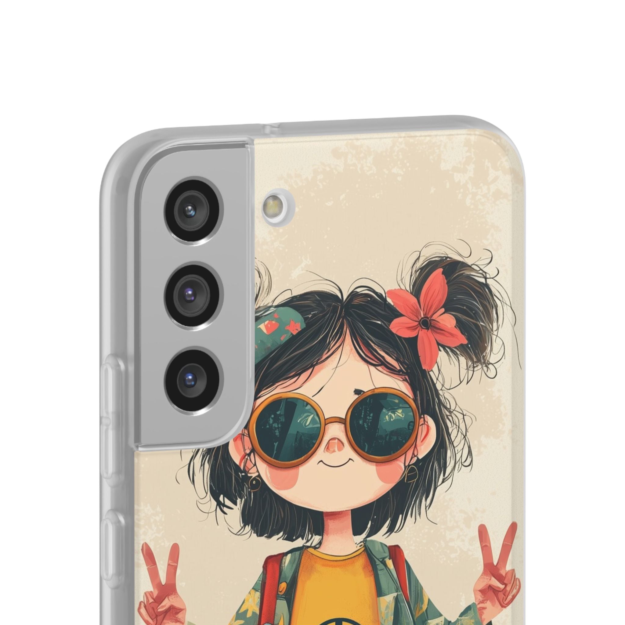 Peace Pigtails Samsung S22 Plus Case - Soft