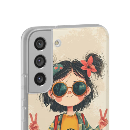Peace Pigtails Samsung S22 Plus Case - Soft