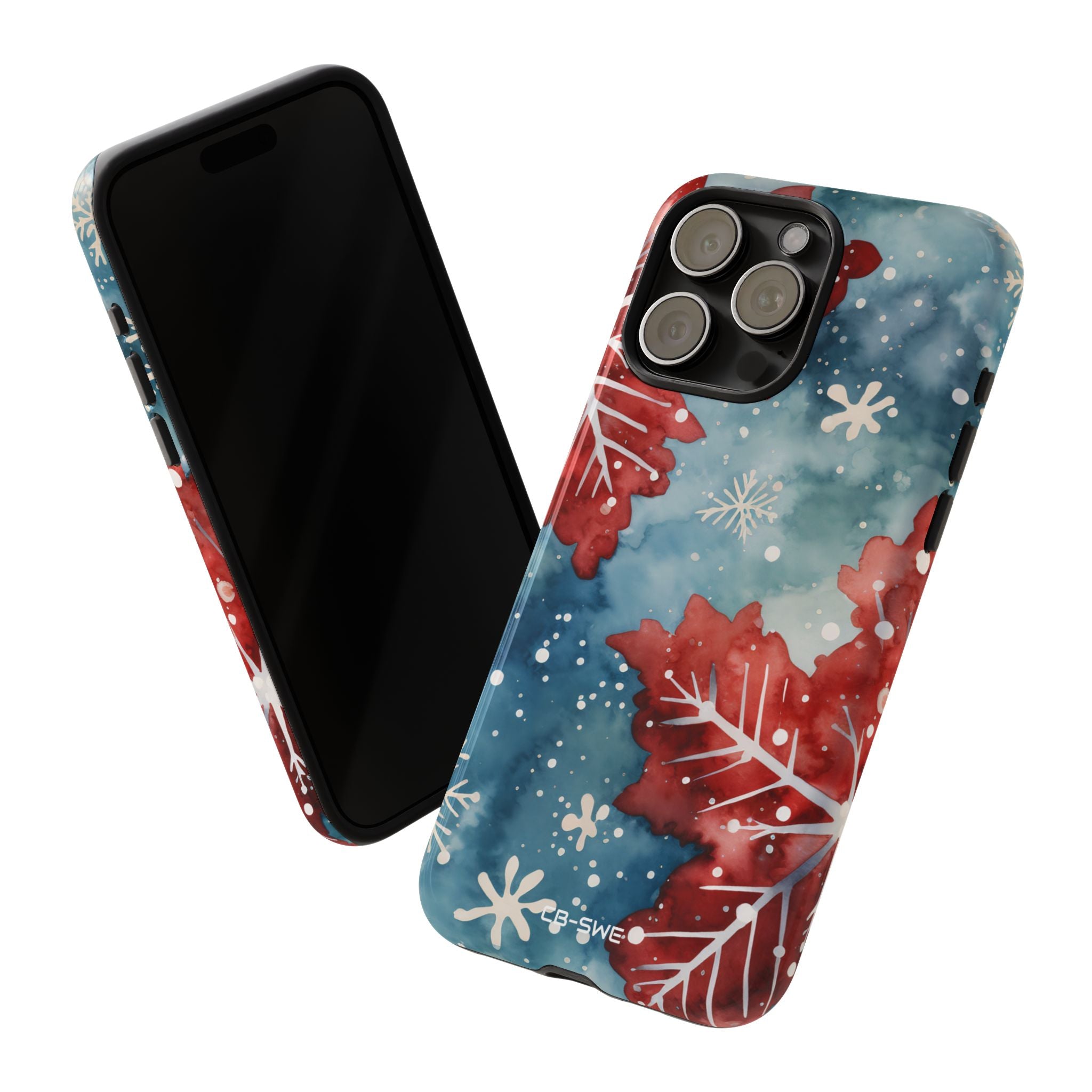 Winter Leaves Dance - iPhone Case