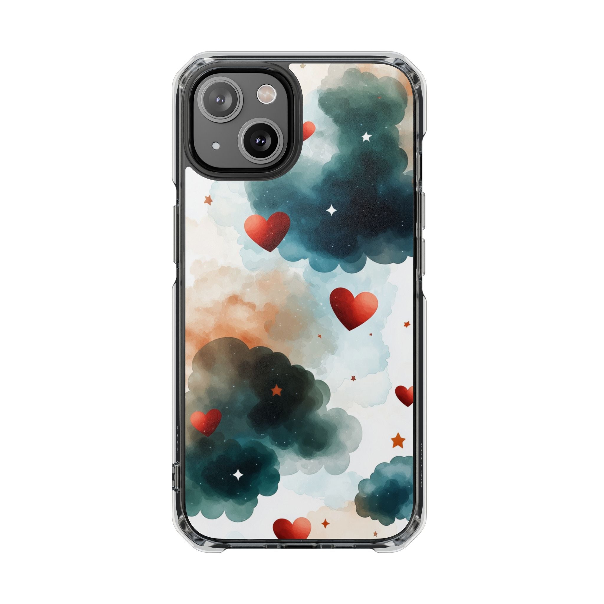 Floating Hearts Dance iPhone Case - Impact