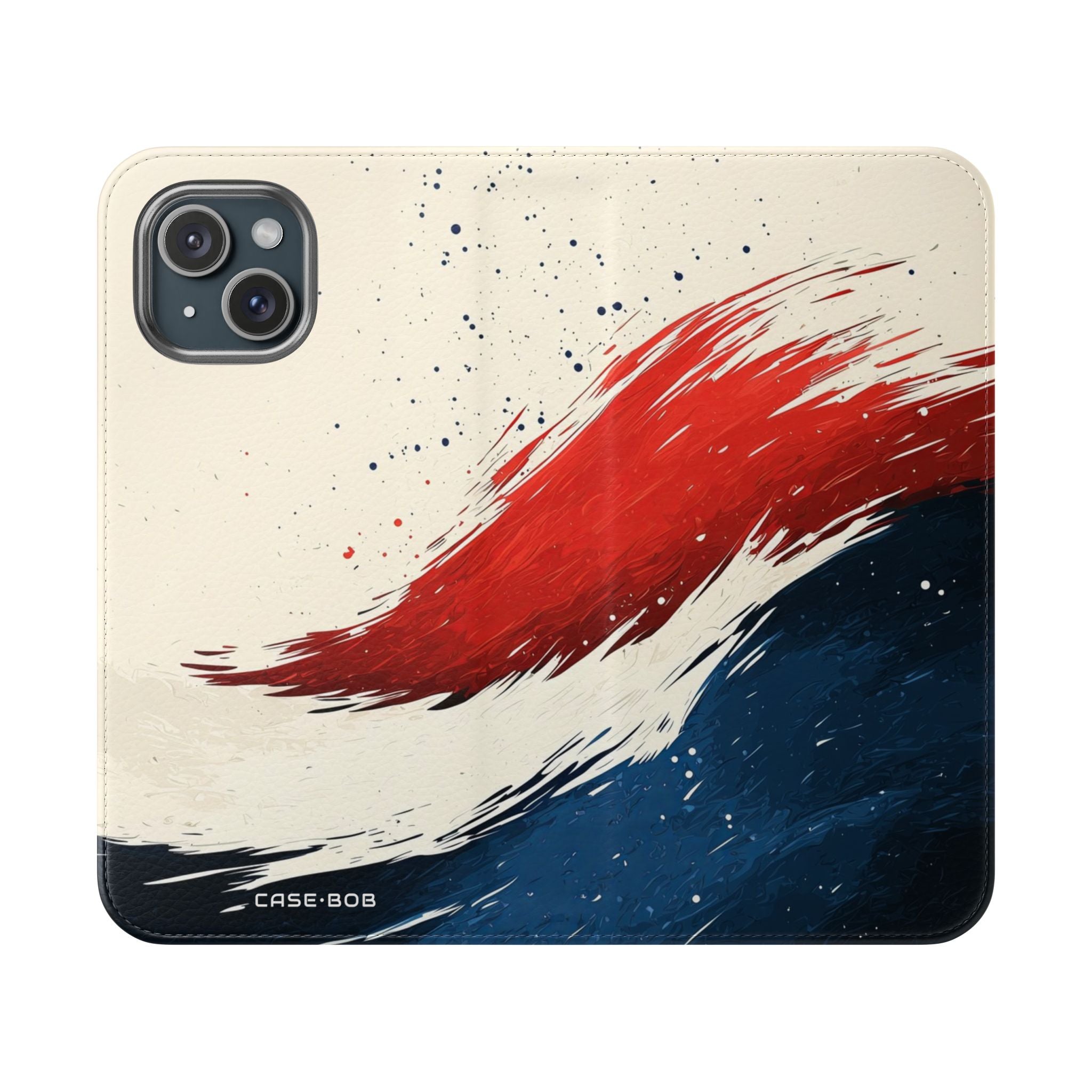 Crimson Sweep - iPhone 15 Case - Wallet