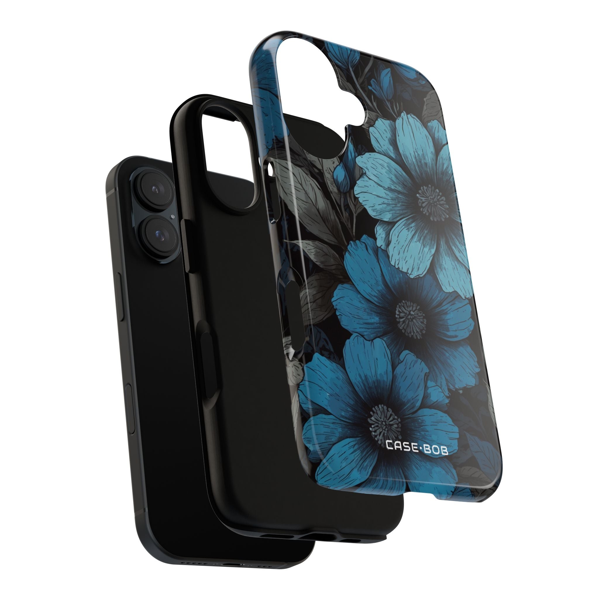 Blue Petal Radiance iPhone 16 Pro Case - Tough