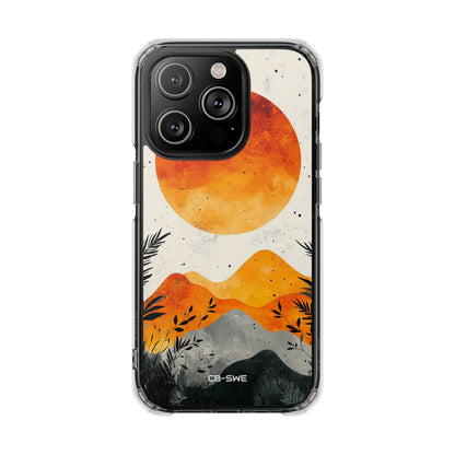 Sun Illuminates Mountains iPhone Case - Impact