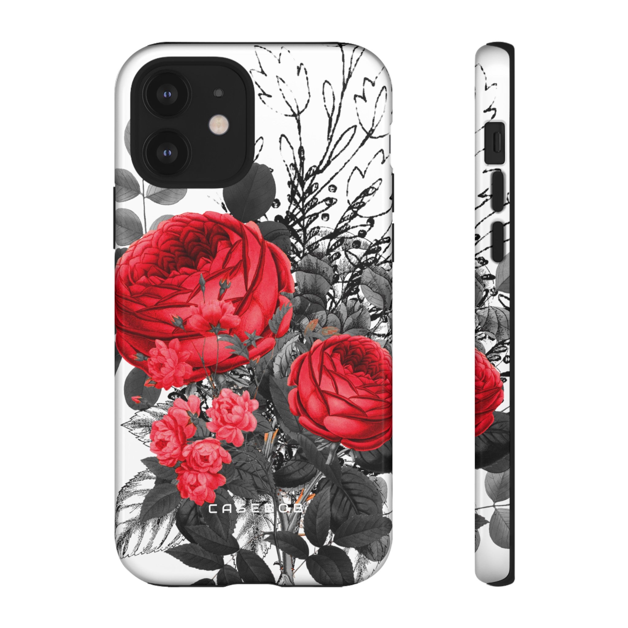 Roclops Gothic Flower - Protective Phone Case