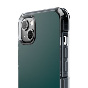 Deep Jungle Green | Handyhülle für iPhone (Clear Impact Case – magnetisch) 