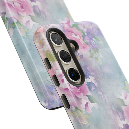 Dreamy Floral Watercolor - Tough Samsung S24 Phone Case