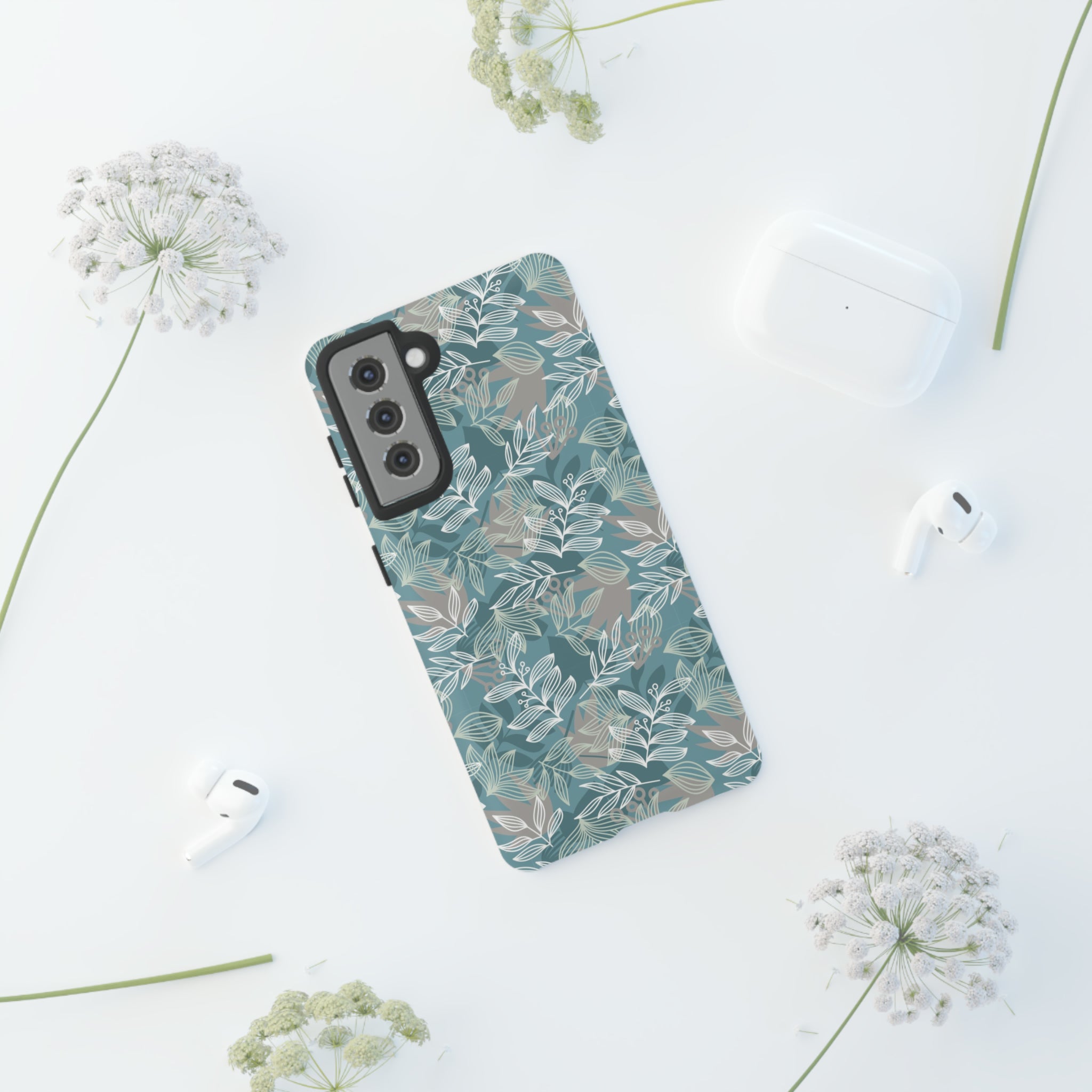 Leaf Mint - Protective Phone Case