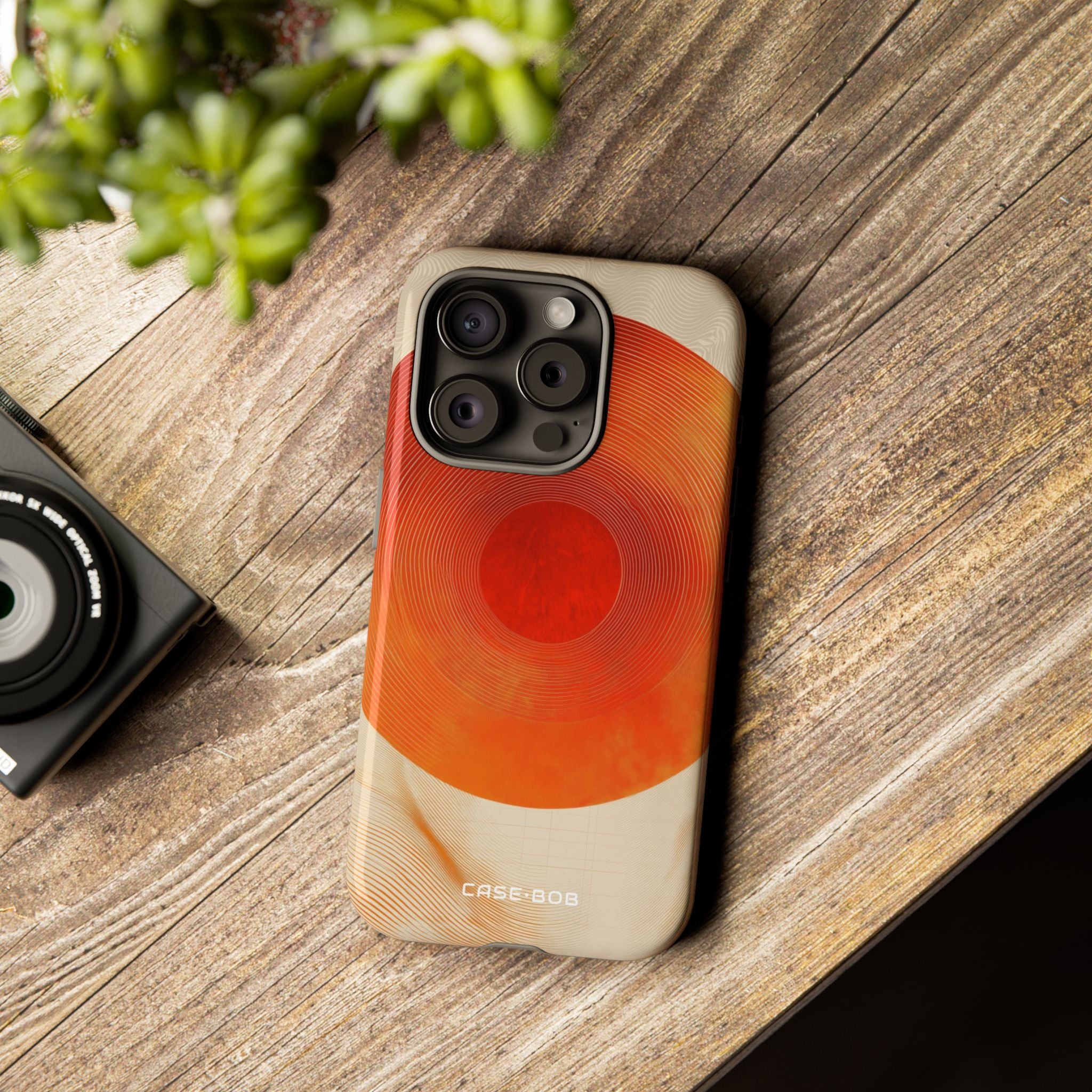 Sunburst Swirl iPhone 15 Pro Case - Tough