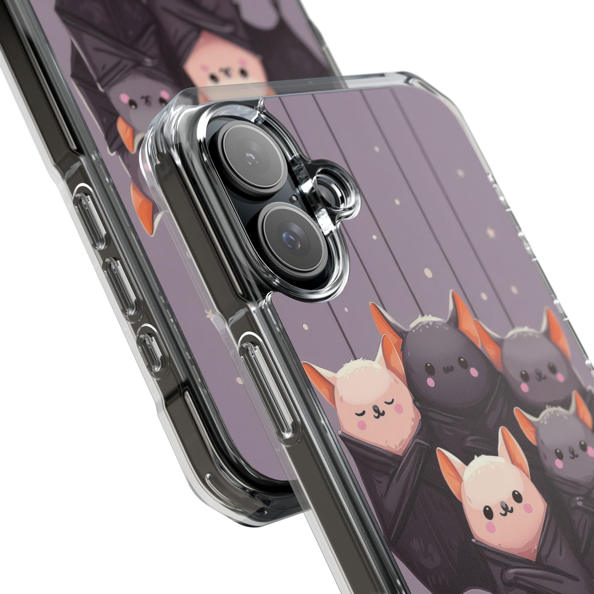 Playful Bats Hang iPhone Case - Impact