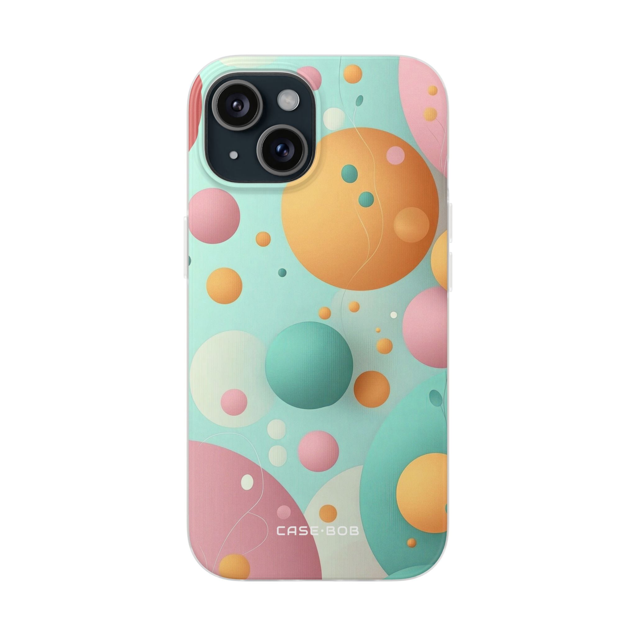 Pastel Circles iPhone 15 Case - Soft
