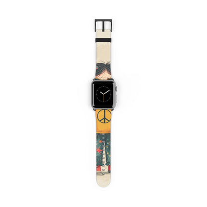 Peace Pigtails - Watch Band