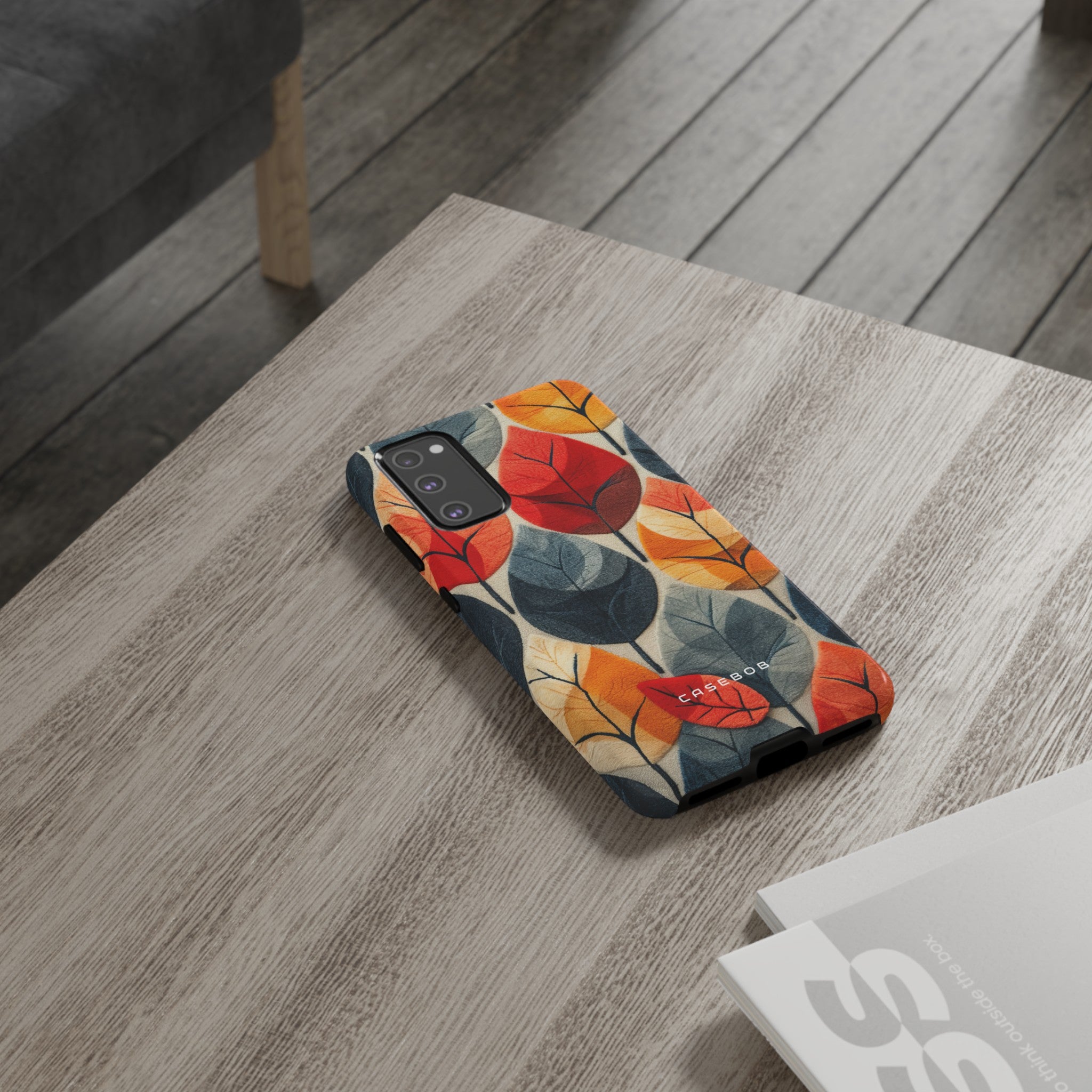 Scandinavian Leafy Serenity - Protective Phone Case