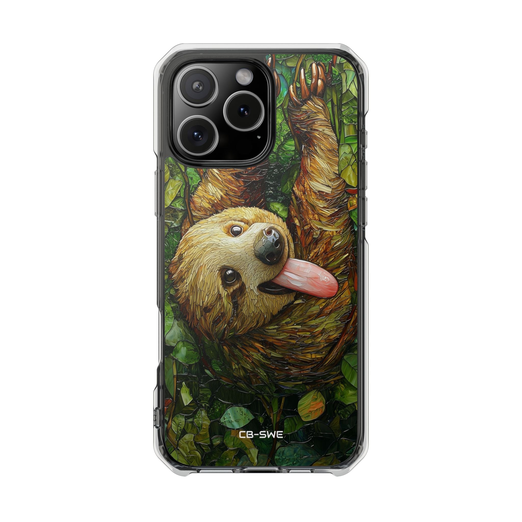 Sloth Hangs Playfully iPhone Case - Impact