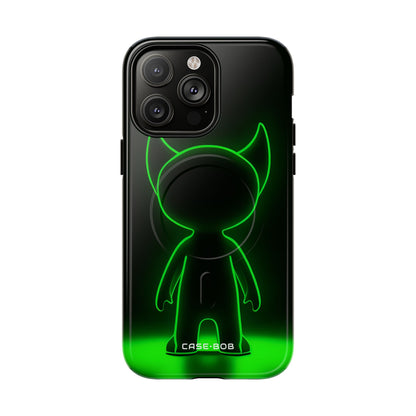 Neon Horned Glow iPhone 14 Pro Max Case - Tough+