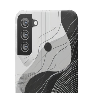 Monochrome Elegance | Slim Phone Case for Samsung