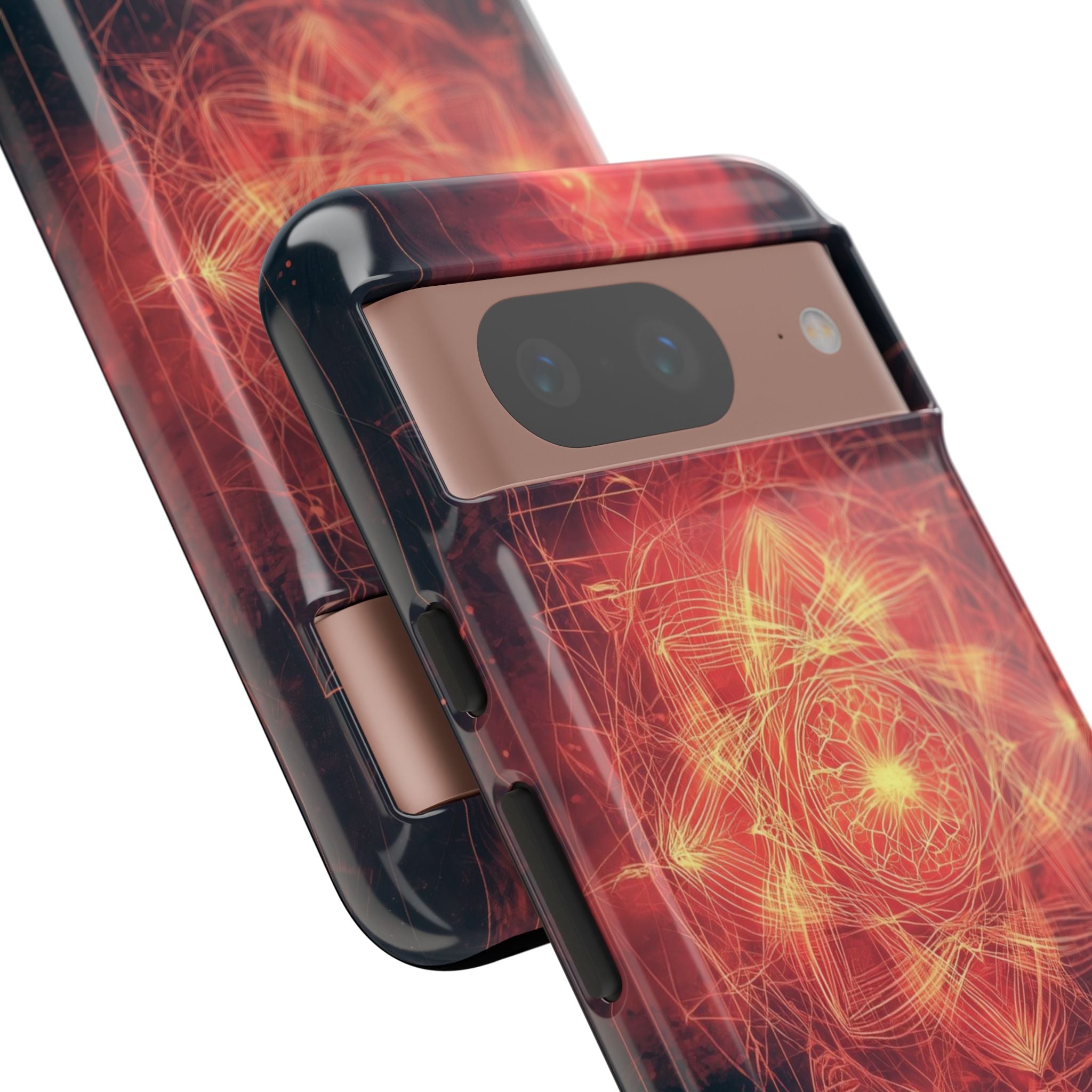 Flames Embrace Sky - Google Pixel Case