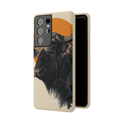 Majestic Buffalo Sun | Biodegradable Phone Case