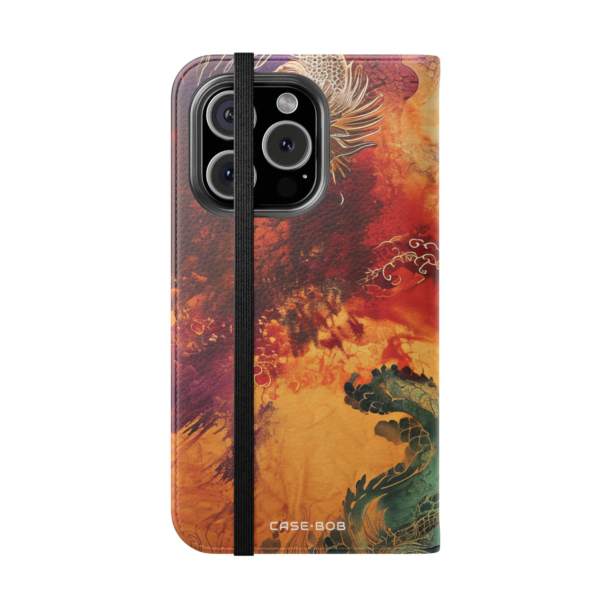 Golden Dragons Blaze - iPhone 16 Pro Case - Wallet