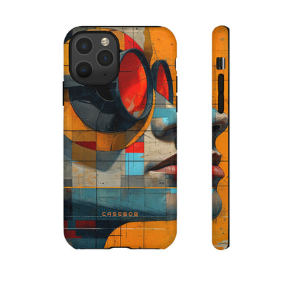 Cartoon Geometry Fusion - Protective Phone Case