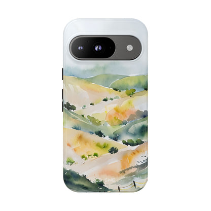 Misty Hills Watercolor - Google Pixel Case