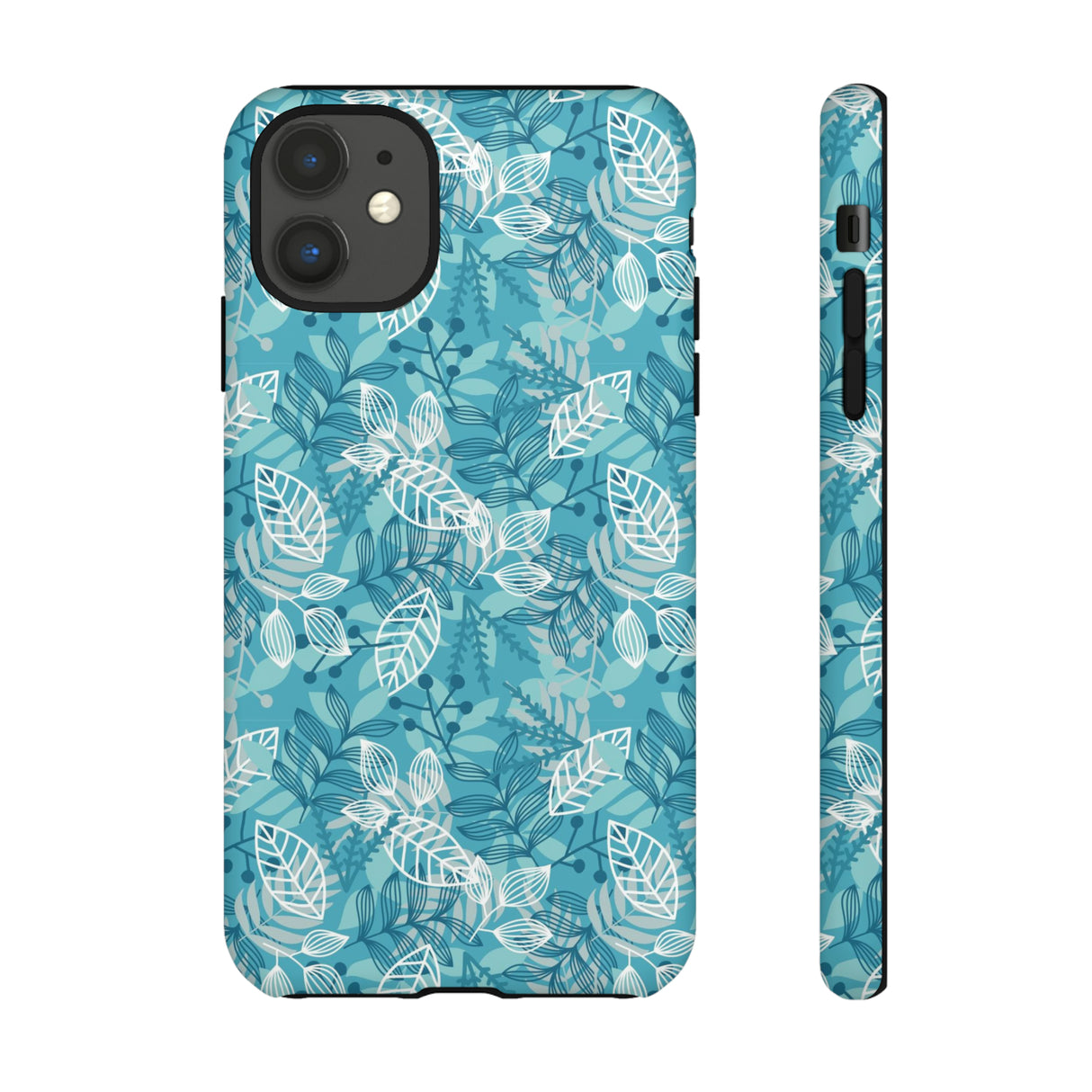 Spring Blue Leaf - Protective Phone Case