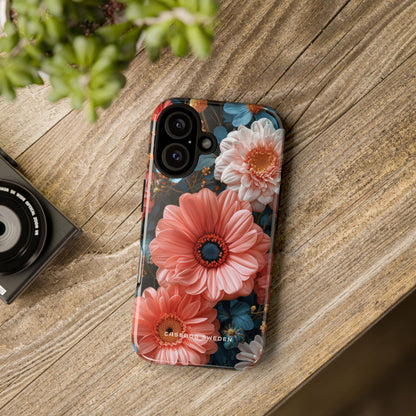 Surreal Floral Harmony iPhone 16 - Tough Phone Case