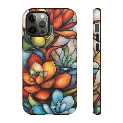 Vibrant Succulent Glow - iPhone Case