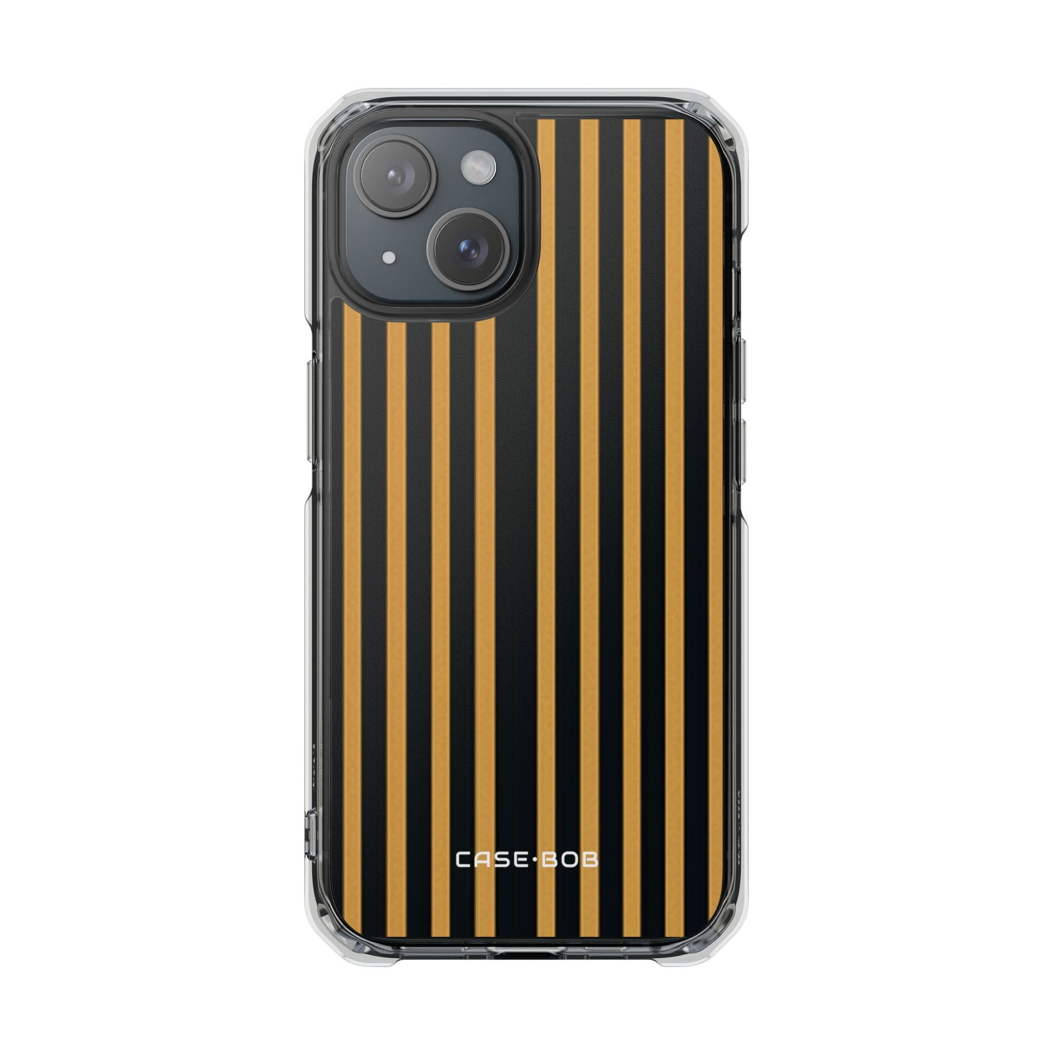 Golden Stripes iPhone 15 Case - Impact