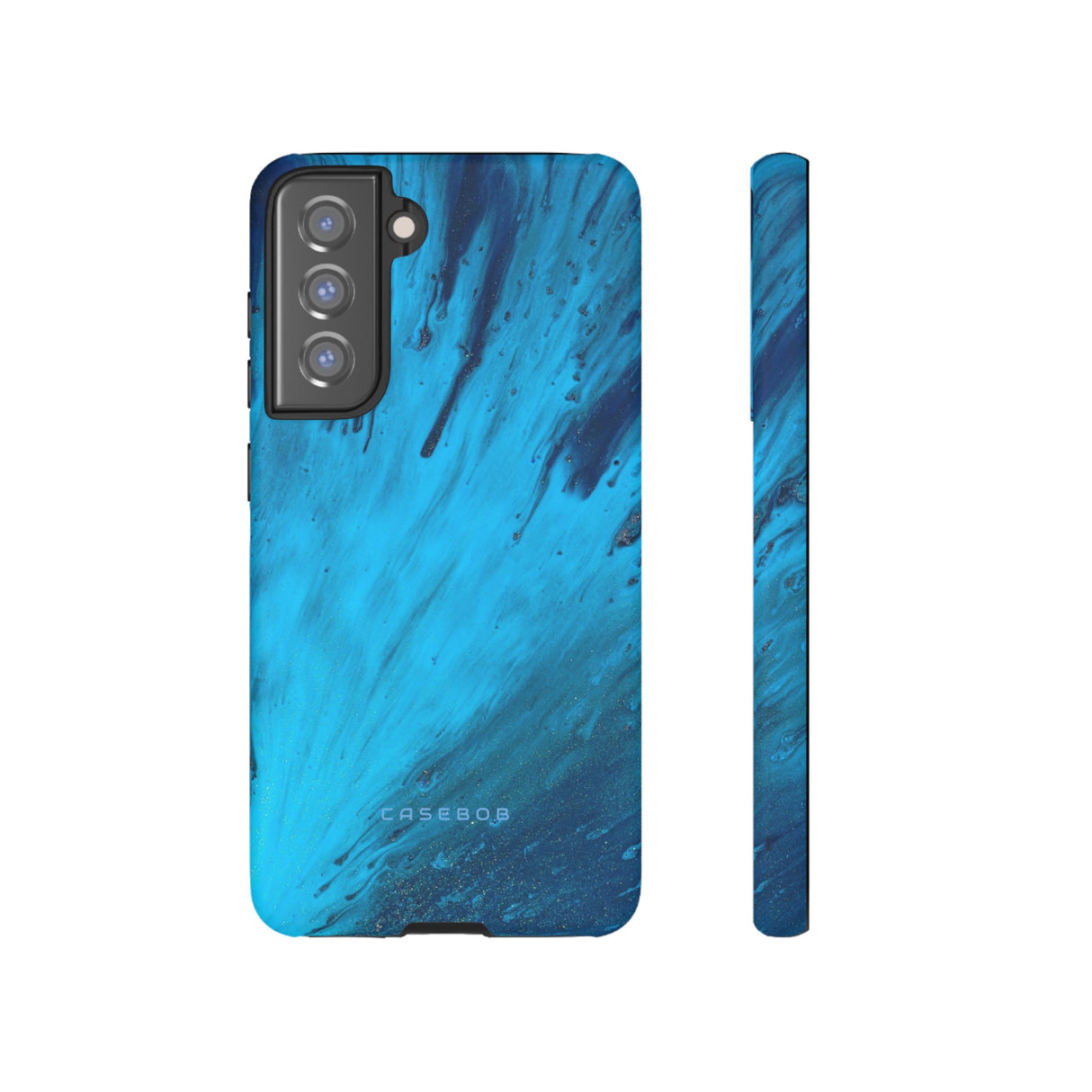 Light Blue Ink Art | Phone Case