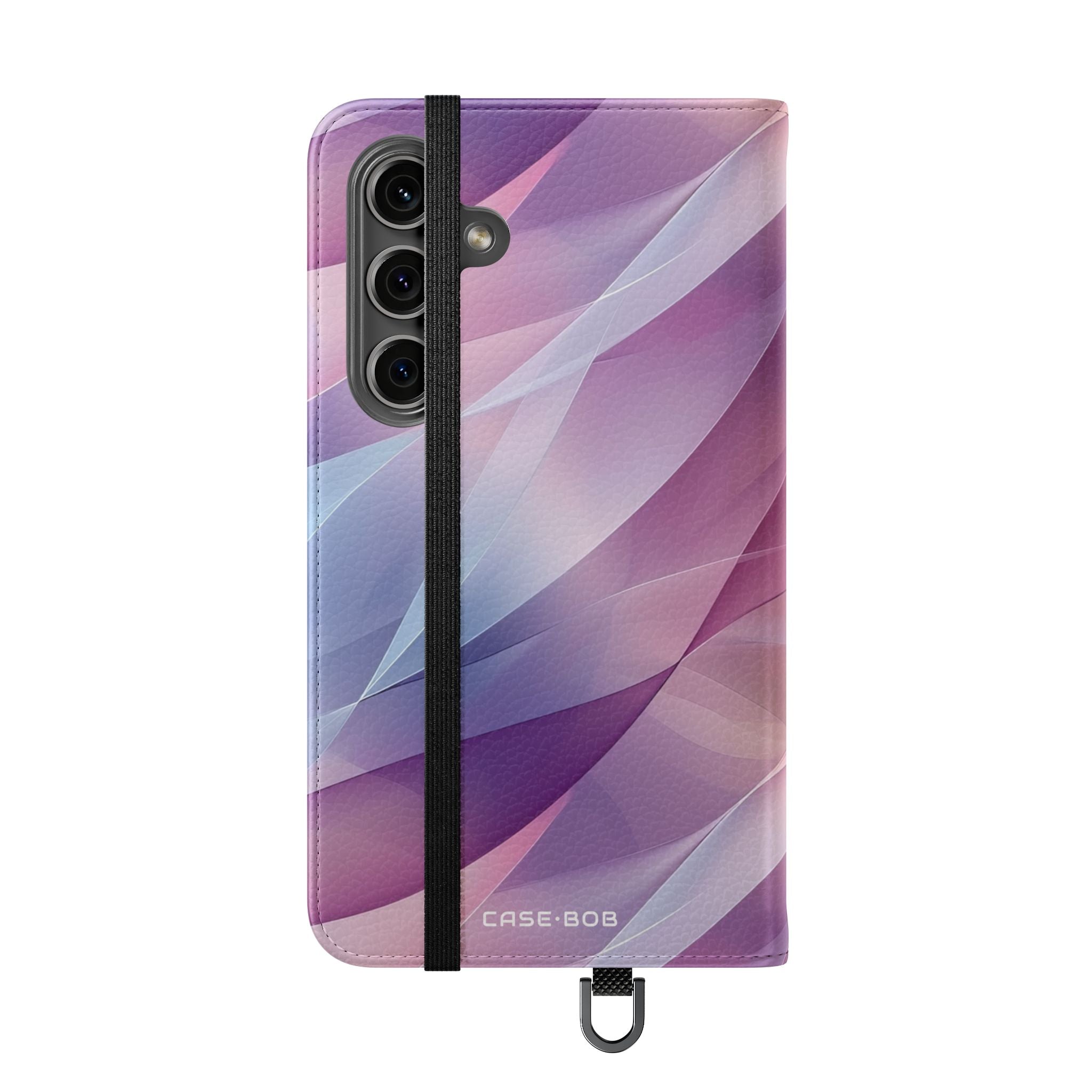 Pink Leafwave - Samsung S24 Kotelo - Lompakkokotelo