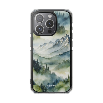Misty Peaks Emerge iPhone Case - Impact
