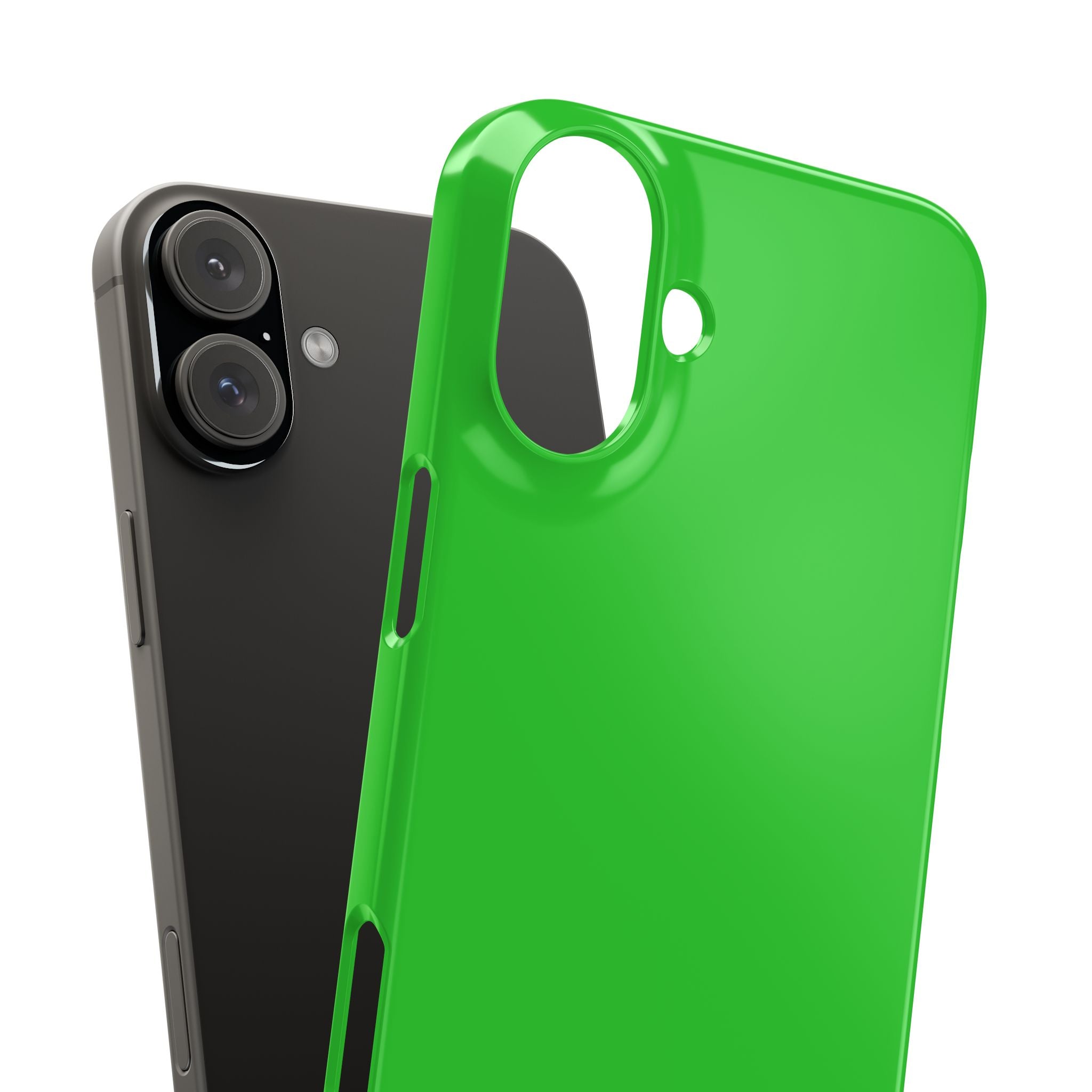 Lime Green - Slim iPhone 16 Phone Case