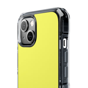 Laser Lemon | Handyhülle für iPhone (Clear Impact Case - Magnetisch) 