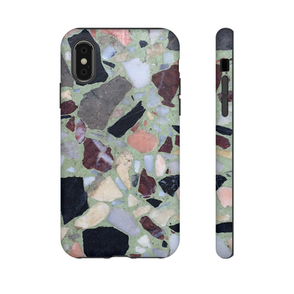 Terrazzo in Green - Protective Phone Case