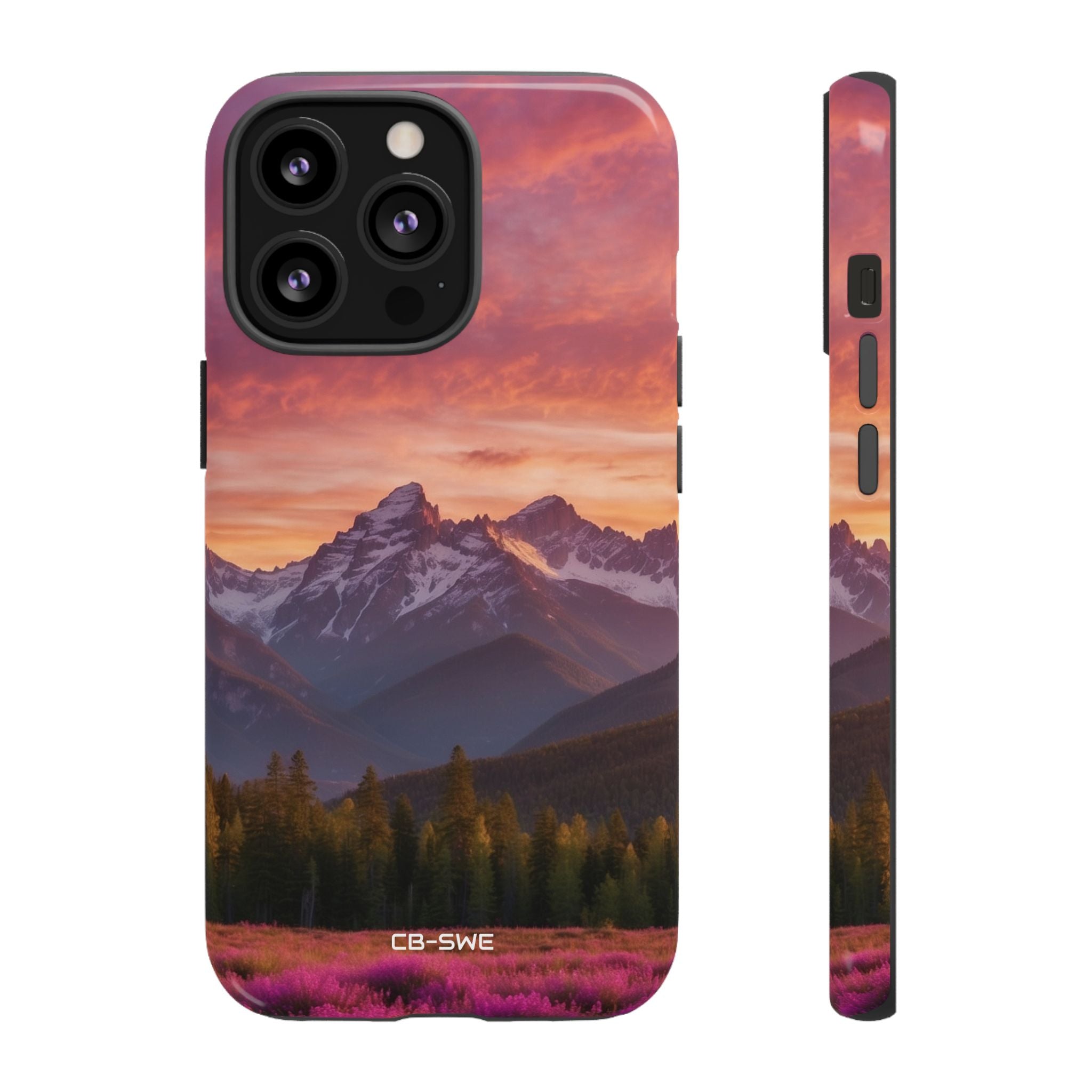 Mountain Peaks Glow - iPhone Case