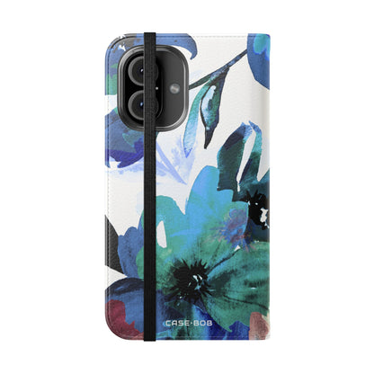 Blue Bloom - iPhone 16 Case - Lompakko