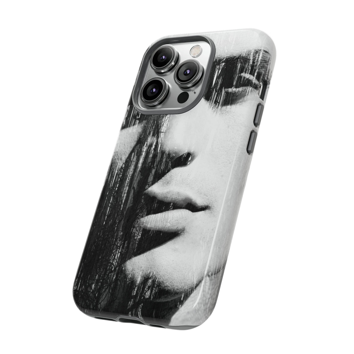 Black & White Pop Art - Protective Phone Case