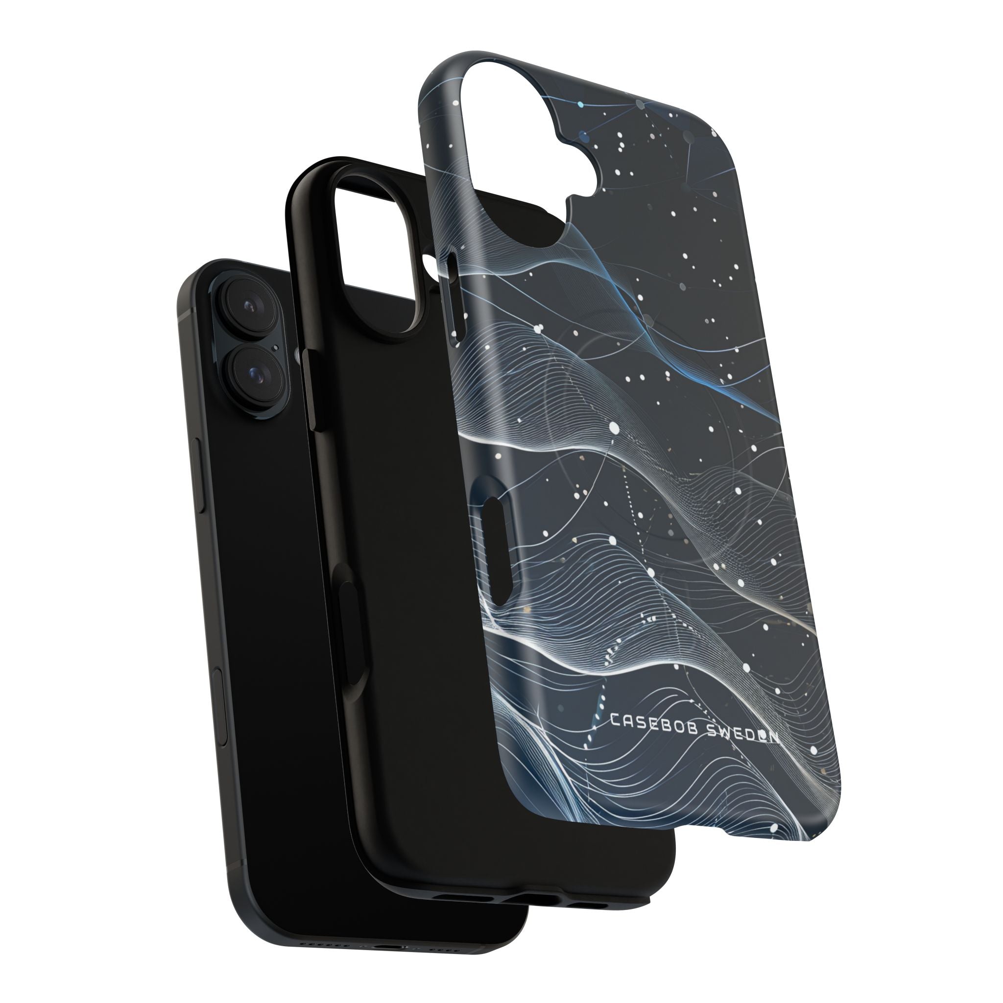 Gradient Neural Waves iPhone 16  Tough+ Phone Case