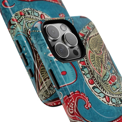 Paisley Floral Fusion iPhone 16 - Tough+