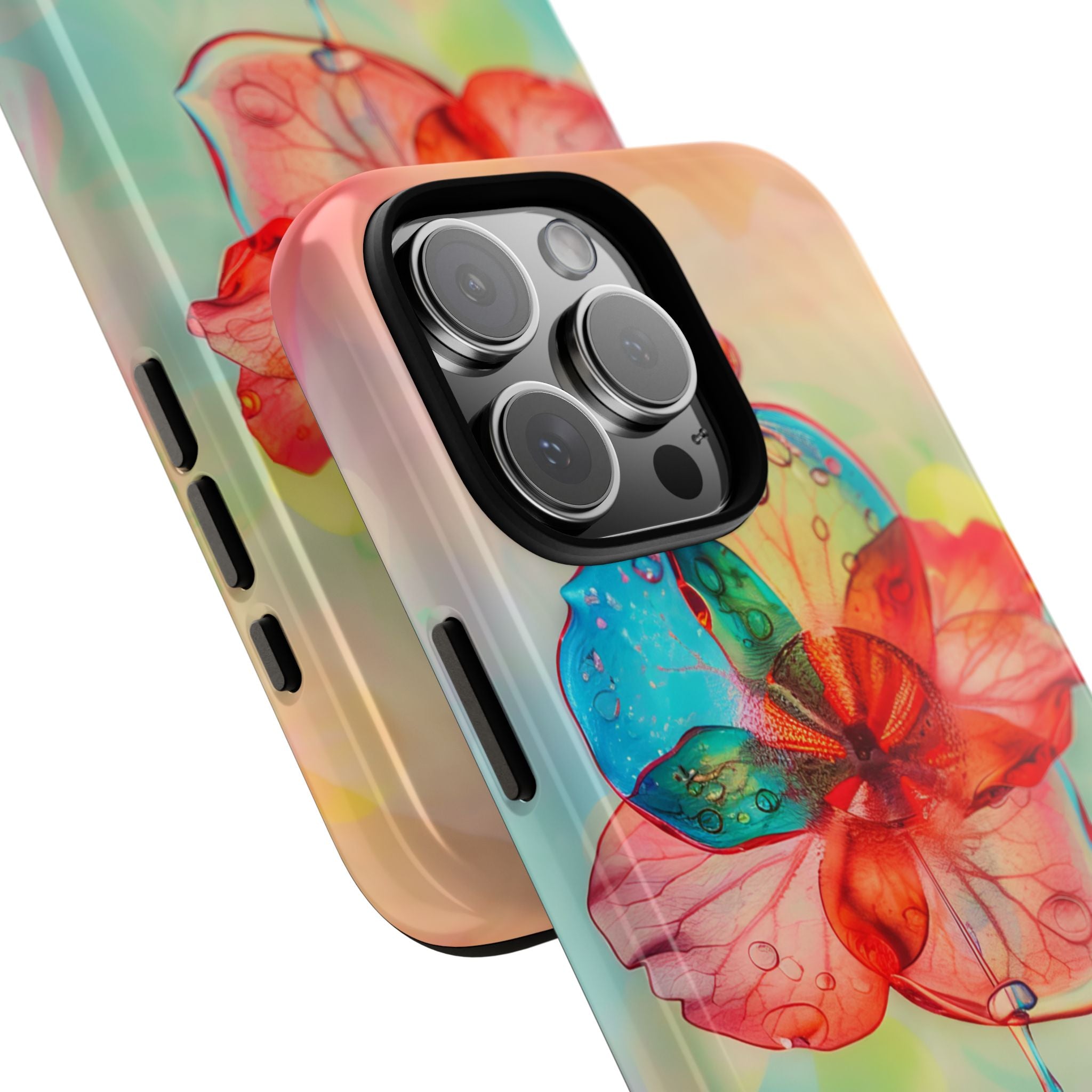 Ethereal Glass Flower iPhone 16 - Tough Phone Case