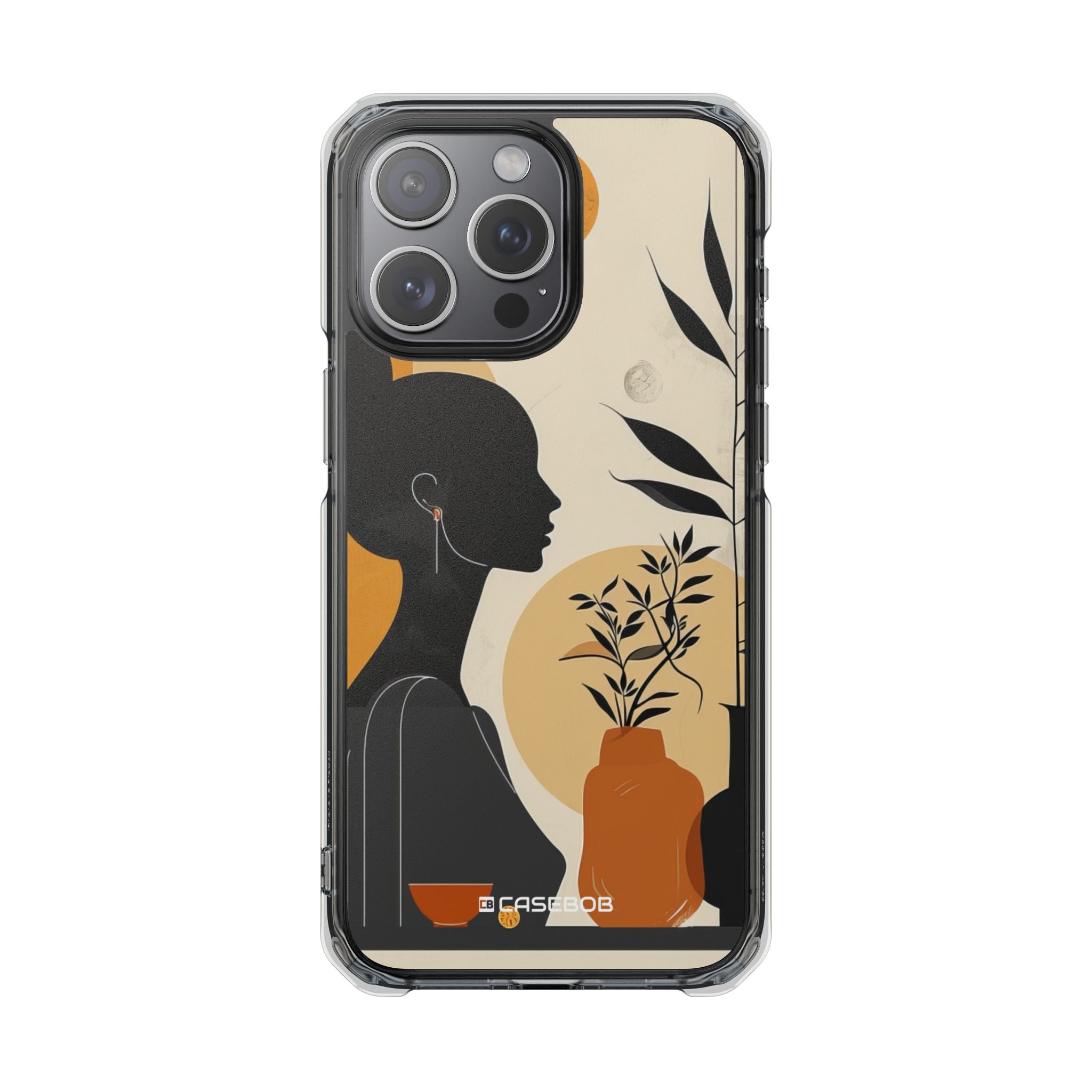 Modern Silhouette Tranquility - Phone Case for iPhone